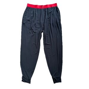 Tommy John Second Skin Pajama Pant Men's XL Black & Red Soft